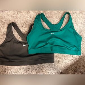 NWOT Nike Black and Teal Sports Bra Duo